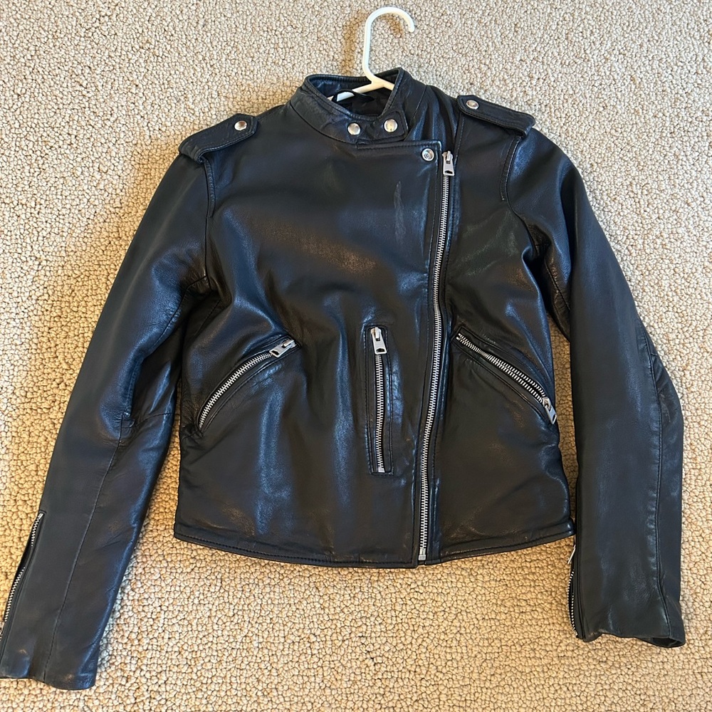 All Saints Kyln Leather Jacket